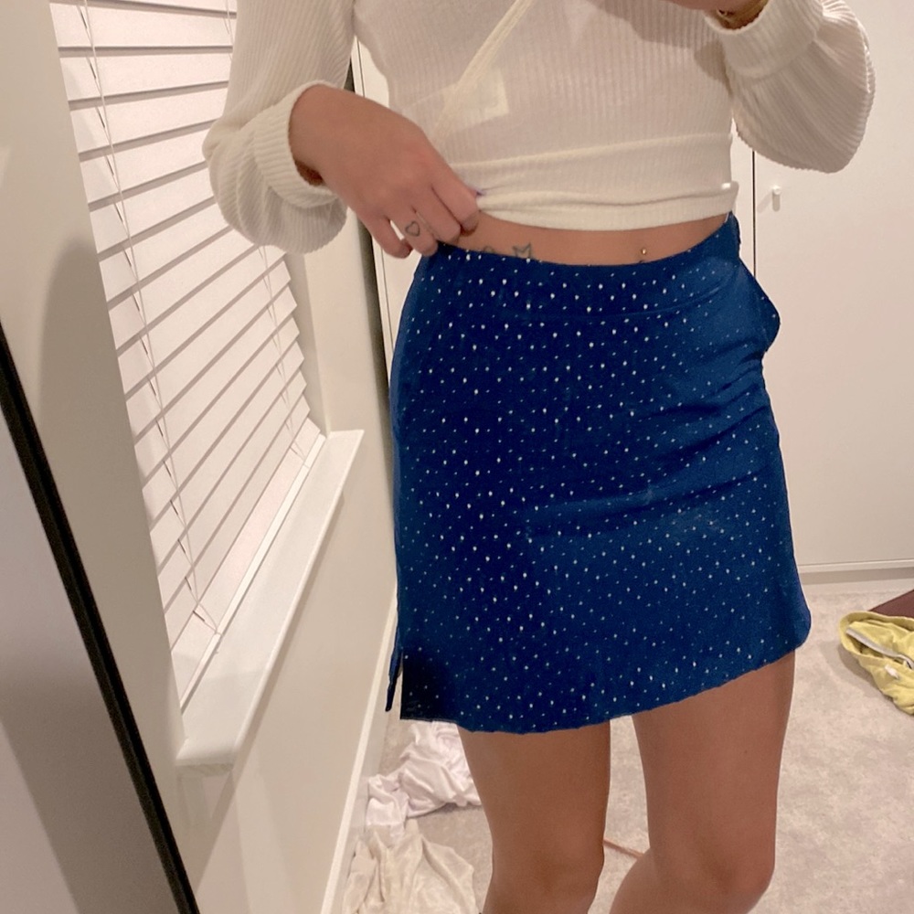 Starry night water resistant skirt with shorts
